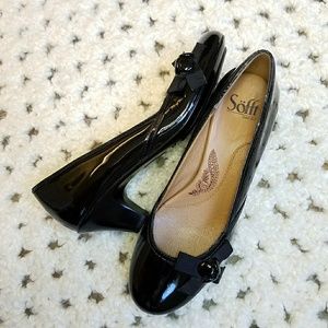 Sofft Black Patent Leather Pumps